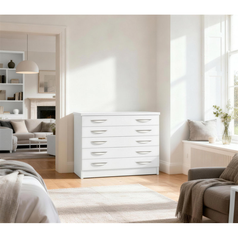 4 -Drawer Storage Cabinet, White