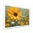 Cadre simple blanc, bois massif
