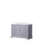 Meuble-lavabo simple gris foncé 48 po X P 22 po D, avec plateau en marbre de Carrare-117844294