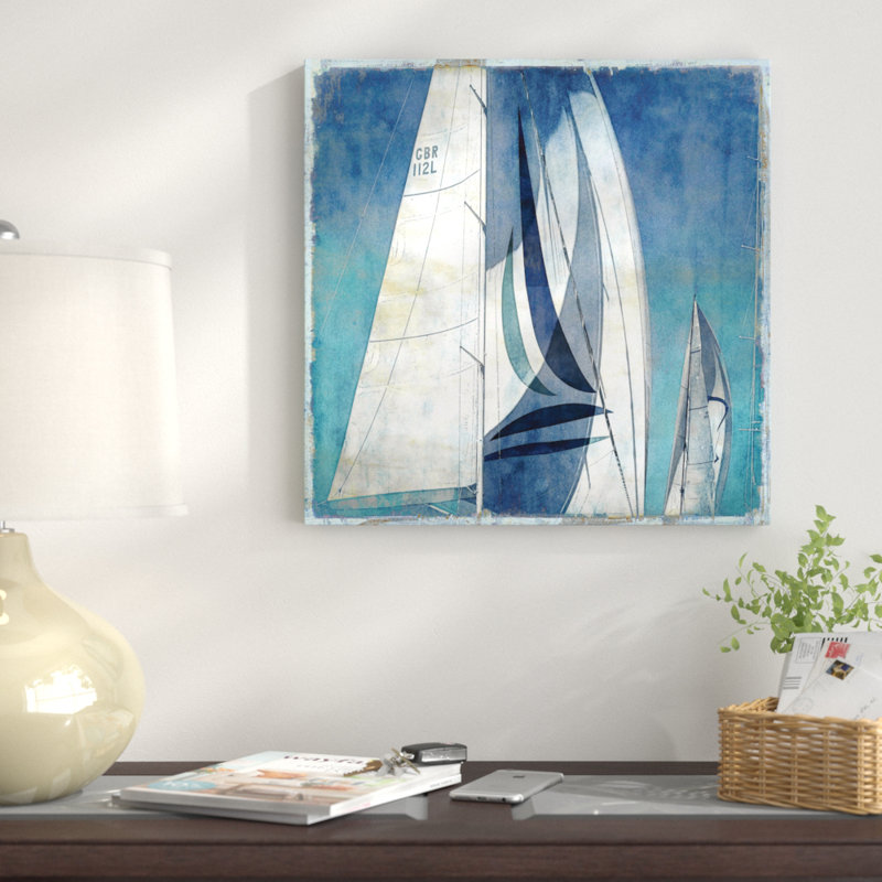 « voile away i », reproduction d’art sur toile, H 48 po x l 48 po x P 1,5 po