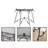 Nohemy 37.9'' Glass Top Console Table