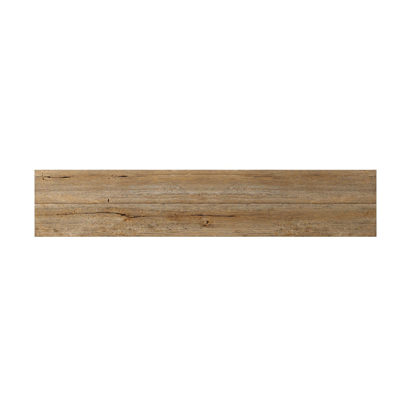 REDONDO Media Console, Burnt Bleached Oak Resawn