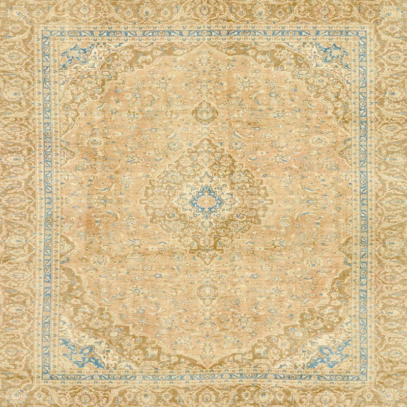 Tapis abstrait moderne 2103, Carré 3 pi