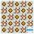 8'' W x 8'' L Vinyl Peel and Stick Field Tile