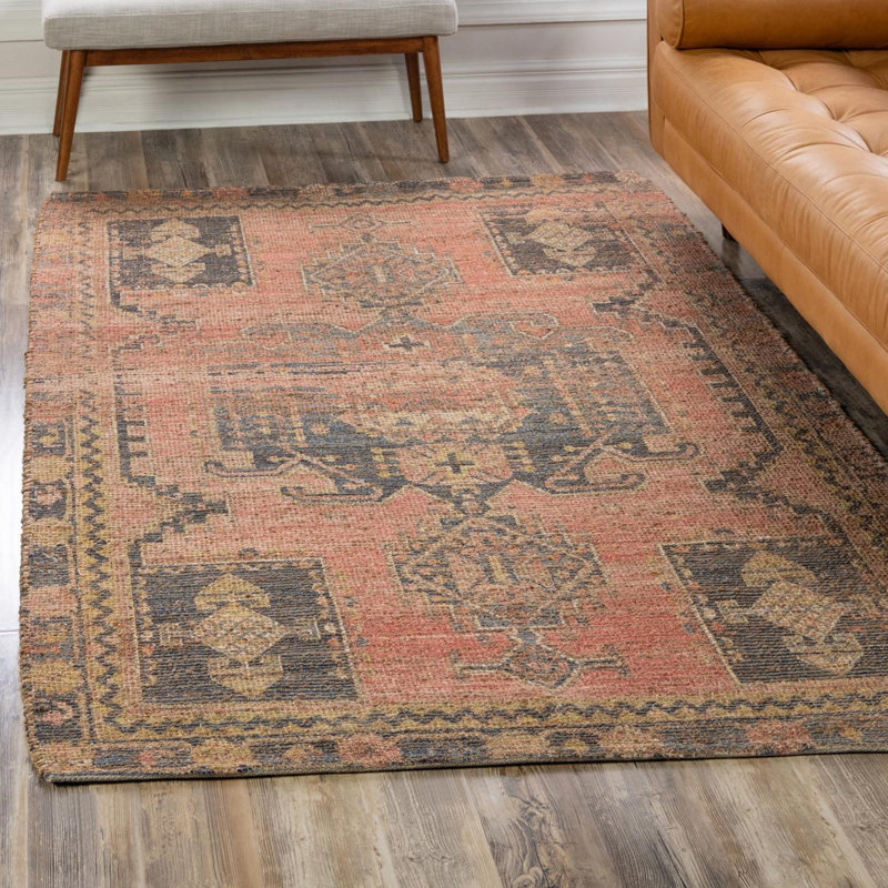 Watkin Geometric Indoor Rug, Rectangle 6'1" x 9'