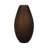 Glam Ribbed Glass Vase with Modern Silhouette and Textured Design for Elegant Decorative Accent-1311814300