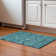 Premium Machine Washable Prisco Teal Rug