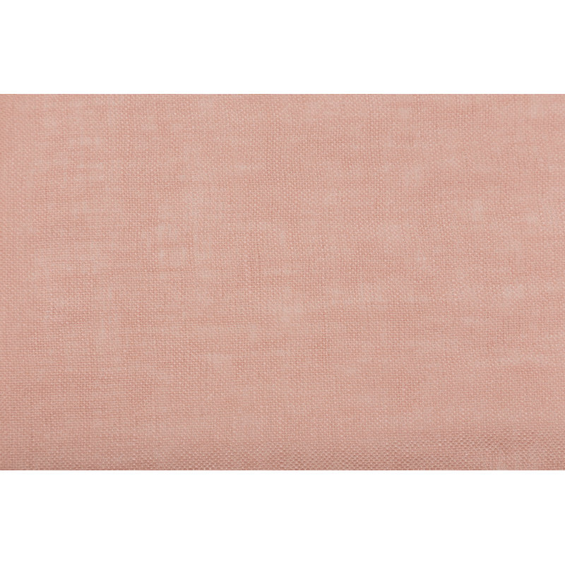 Kazimieras Linen Semi Sheer Curtain Single Panel, 54" W x 120" L, Pink