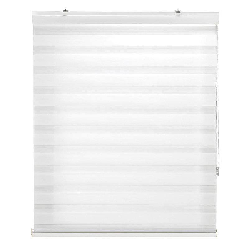 Semi Sheer Zebra Shades, Cream, 250 cm L x 125 cm W