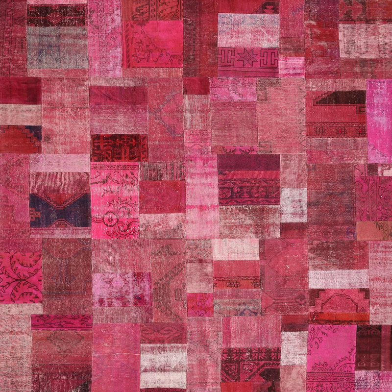 Tapis rose Zioutas, Carré 4 pi