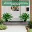 Ensemble de 2 grandes plantes artificielles en agave sans pot pour la décoration intérieure et extérieure-1128391465-1128391466