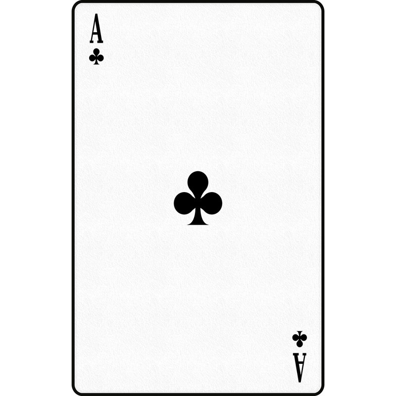 Carte Ace of Club