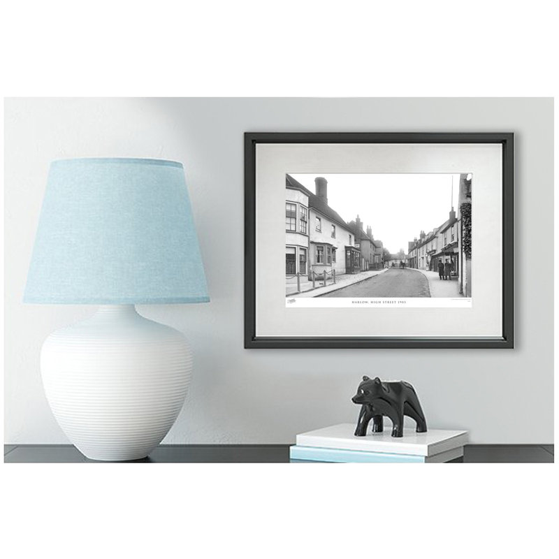Harlow, High Street 1903 by Francis Frith - Single Picture Frame Print, 40cm H x 50cm W x 2.3cm D