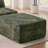 Kapellen 37.4‘’Upholstered Flannel Ottoman Cloud Ottoman For Boneless Couch In A Box, Single Ottoman Modular Part For Sectional Sofa-118032401