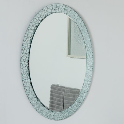 Miroir décoratif ovale biseauté Baily