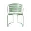 Bistro d'extérieur en bleu sarcelle mat - fabriqué en fer, convient au patio et au jardin, 2 chaises de table en fer pour le jardin, bleu sarcelle, pour le jardin-1233760328