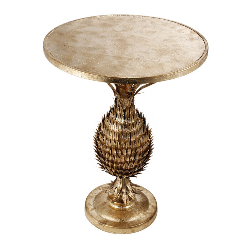 Kiesha Iron Top End Table