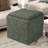 HomePop Storage Ottoman With Tray Top-762596342