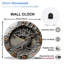 Horloge murale 12 po