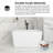 49'' Acrylic Freestanding Soaking Bathtub-106736513