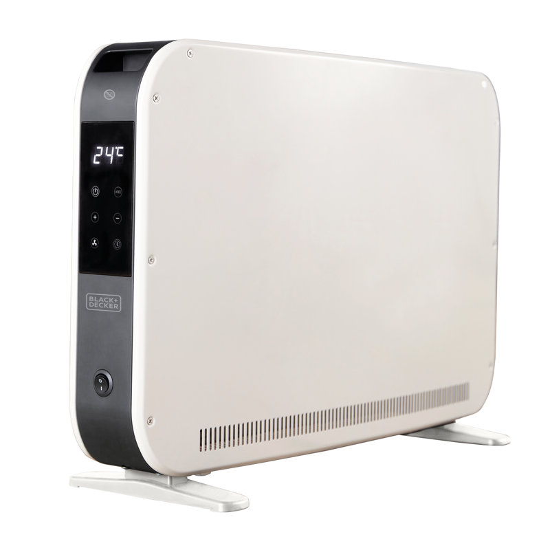 Black And Decker 2200 Watt 7500 BTU Electric Panel Space Heater with Adjustable Thermostat and with Digital Display
