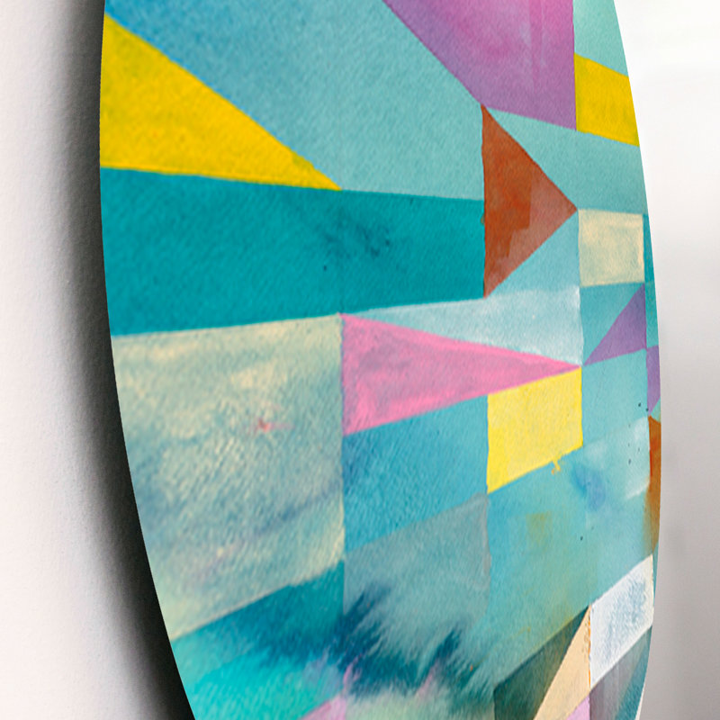 Modern Abstract Wall Decor on Metal