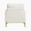 Chaise d'appoint moderne et contemporaine de 28,5 po avec revêtement en chenille Galen-1331439130