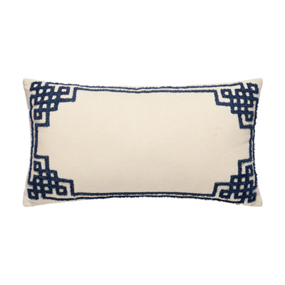 Coussin décoratif brodé