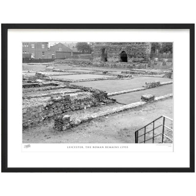 Leicester, The Roman Remains C1955 - Single Picture Frame Print