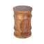 Table de bout cylindrique en bois massif Cayo