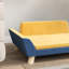 Canapé-lit pour chien avec coussin moelleux, housse lavable