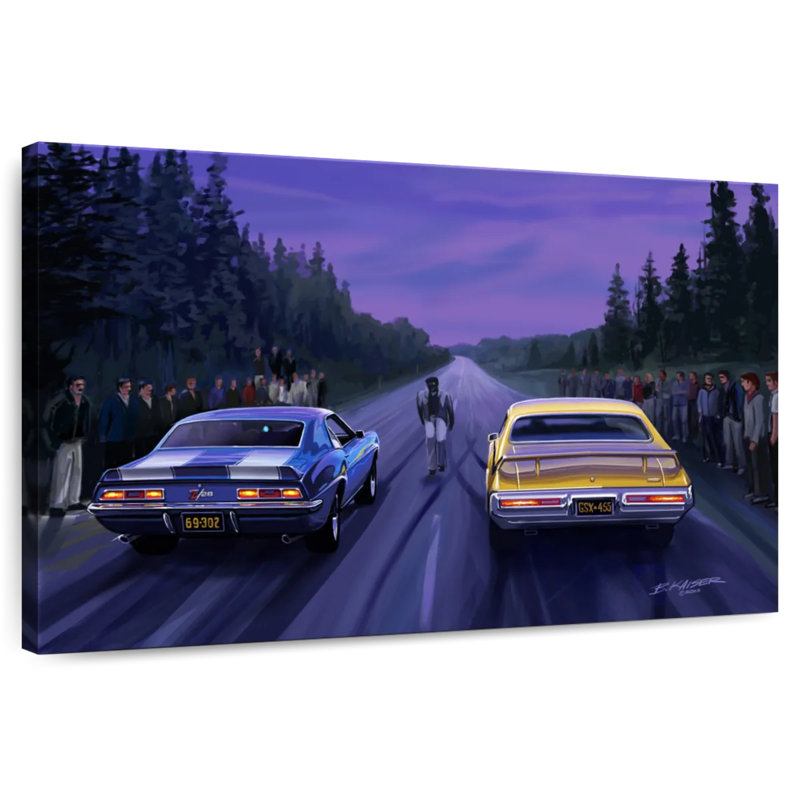 Mehar Back Road Races, 20" H x 30" W