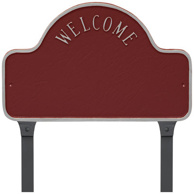 Lexington Welcome 3-Line Lawn Address Sign