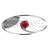 Nutrichef Food Processor Slicing/Shredding Disc - Replacement Parts For Nutrichef Multifunction Food Processor Model Number: NCFPRED
