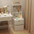 Table de chevet avec station de charge, table de chevet intelligente avec veilleuse, table de chevet moderne avec bibliothèque, tables de chevet avec armoire de rangement pour la chambre à coucher-223096150