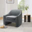 Fauteuil demi-tonneau rembourré Esly-1133026389