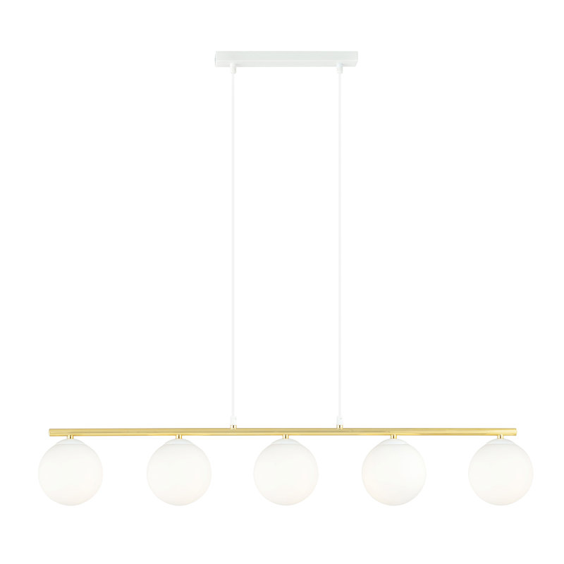 Algean 5 - Light Kitchen Island Pendant, White