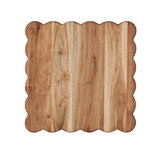 Scalloped Square Cutting Board - 12"W
