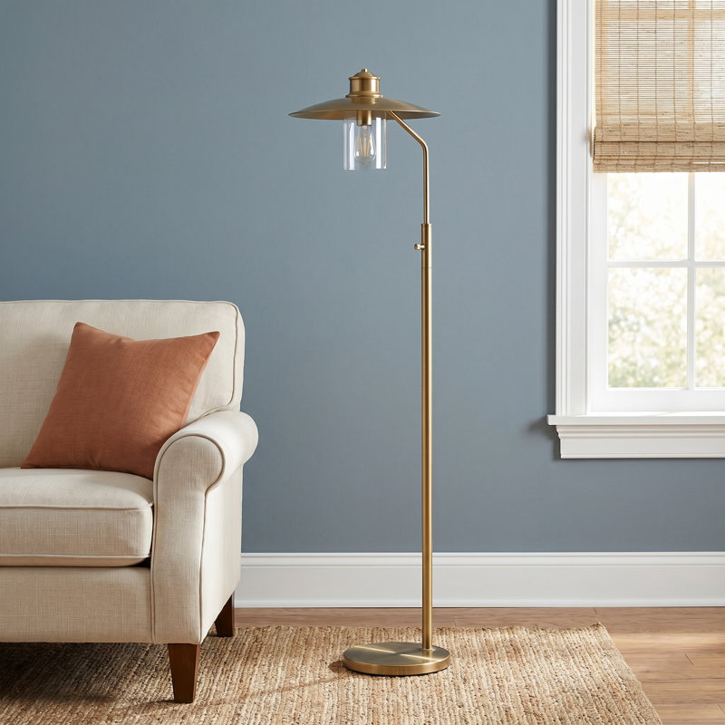 Liana Eggett 57" Swing Arm Floor Lamp