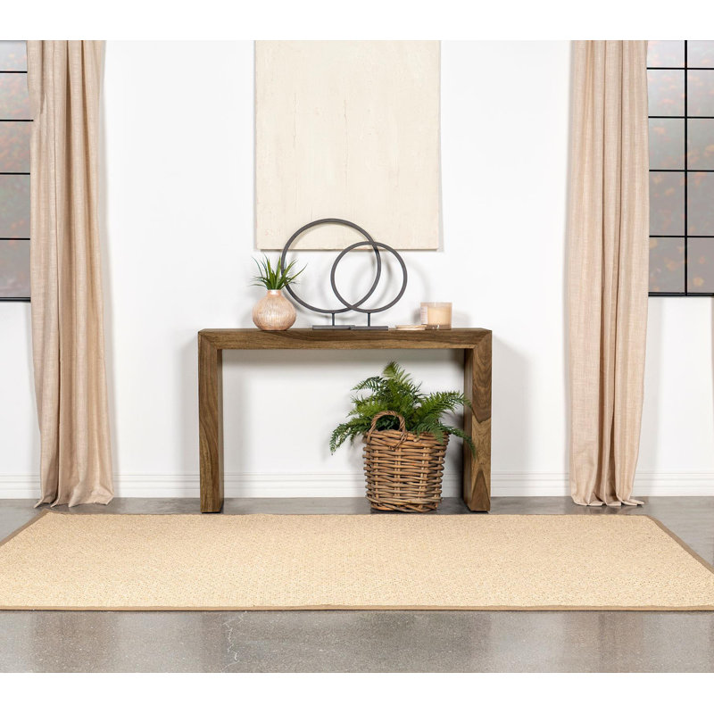 Rectangular Solid Wood Entryway Console Table Auburn