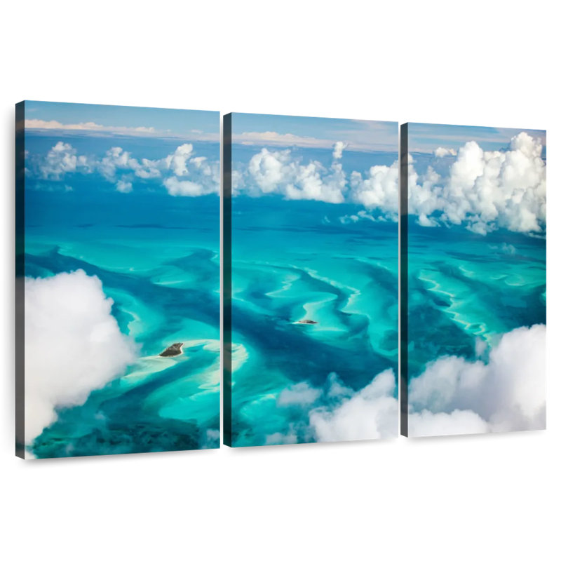 Gillard Bahamas Clouds, 28" H x 45" W
