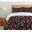 Ensemble de housse de couette pois rétro neige 70-24846500