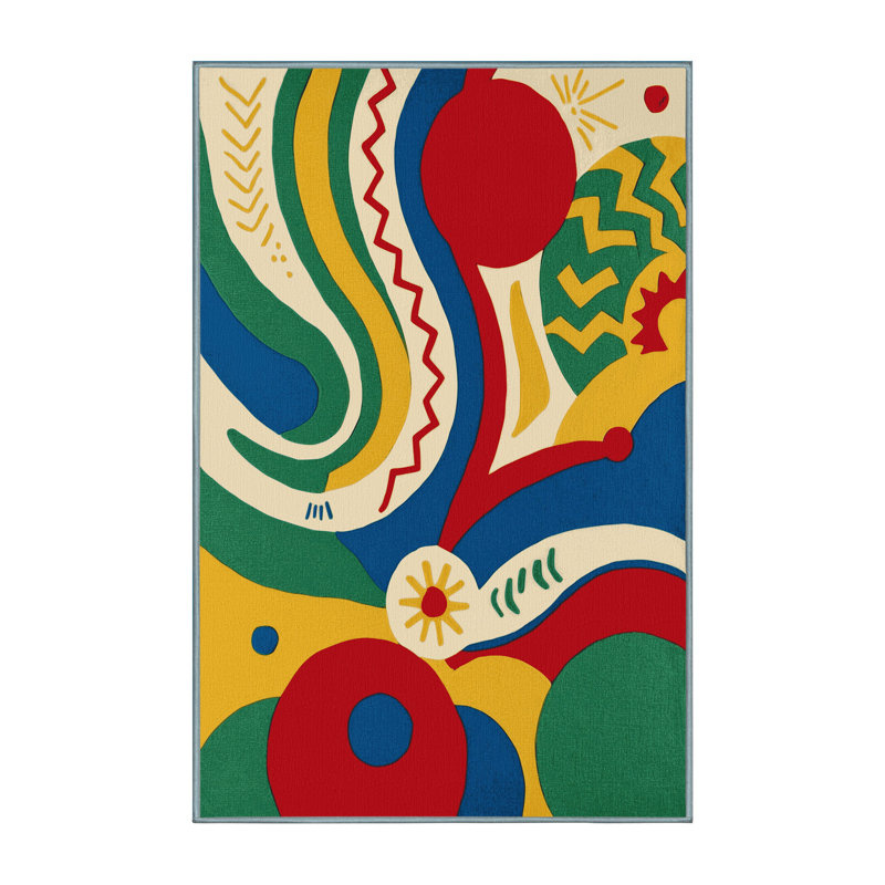 Dazzling Doodle Rug, Rectangle 2' x 3'