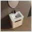 Meuble-lavabo simple avec comptoir Bronagh 24,02
