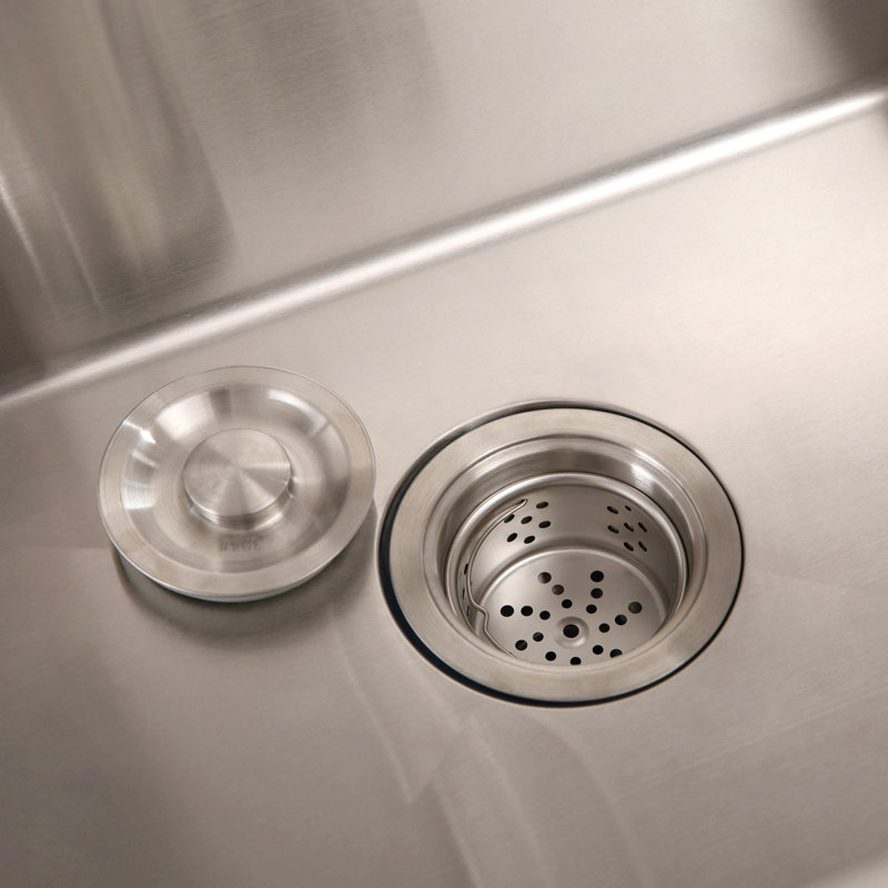 24In Stainless Steel Washing Sink W/ Faucet Hoses And Drain Head Only(Update)