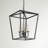 Finnick 4-Light Dimmable Iron Geometric Lantern Chandelier-603537378