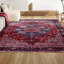 Tapis rouge / noir / bleu Sarok-1107186070