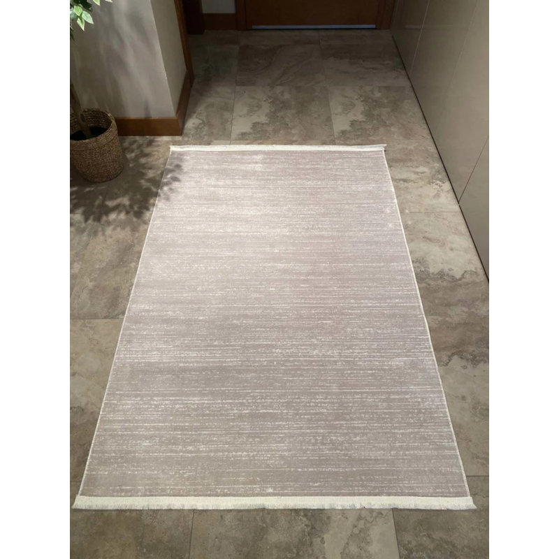 Tapis en coton Roskop avec envers antidérapant, Rectangle 5 pi 3 po x 6 pi 7 po