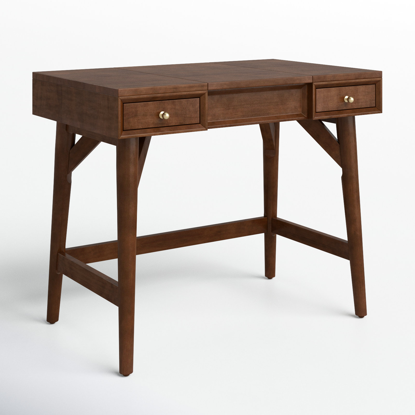 Williams Vanity with Mirror, Walnut