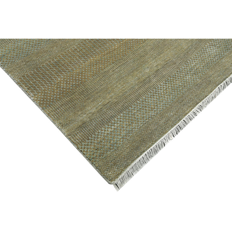One-of-a-Kind Rectangle 12' X 15' Hand Knotted Area Rug
